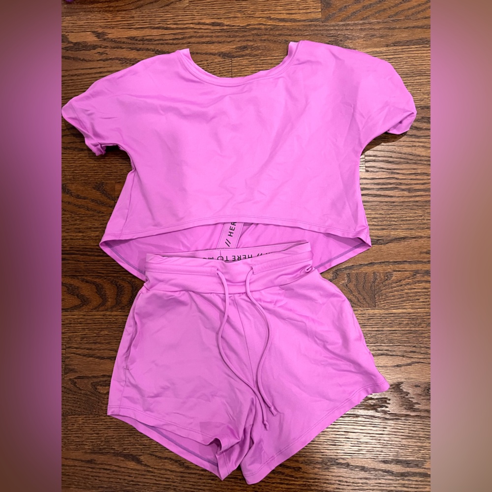 Jo and Jax Lavender Athletic Set